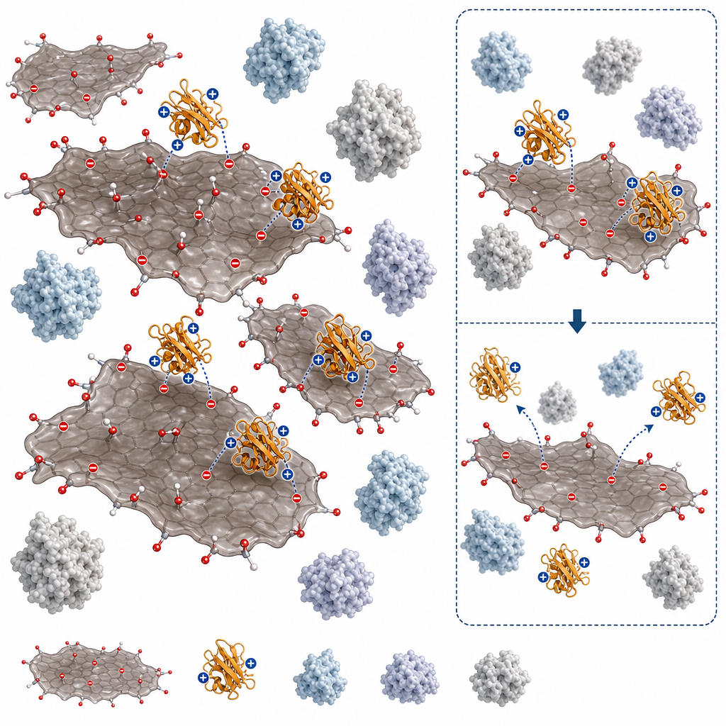 Graphene Oxide for Selective Lysozyme Adsorption — Cerritos College, 2014