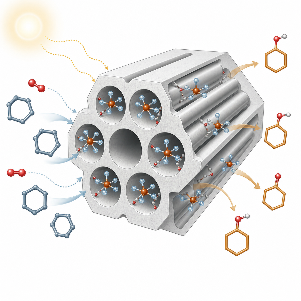 SBA-15-Supported Iron Aquo Photocatalyst - NIMS, 2018