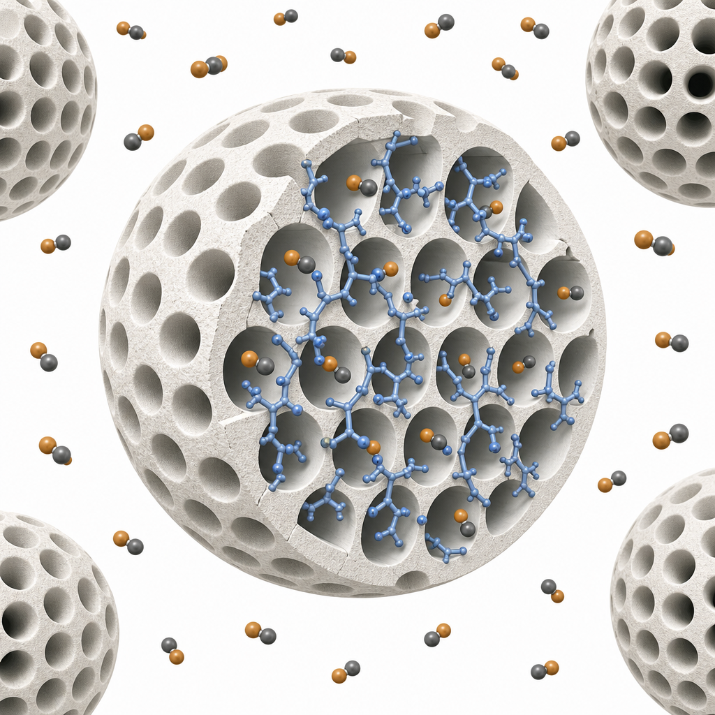 MCM-41 Silica for PEI-Functionalized CO2 Capture - ICMAB-CSIC, 2013