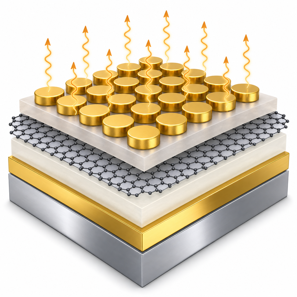 CVD Monolayer Graphene Mid-IR Thermal Emitter - NUDT, 2025