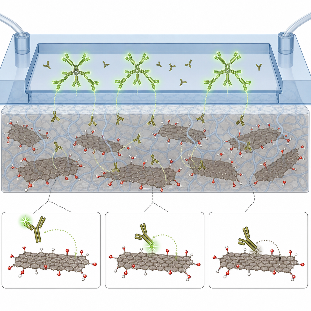 Graphene Oxide Hydrogel IgM Immunoassay — Osaka Prefecture University, 2017