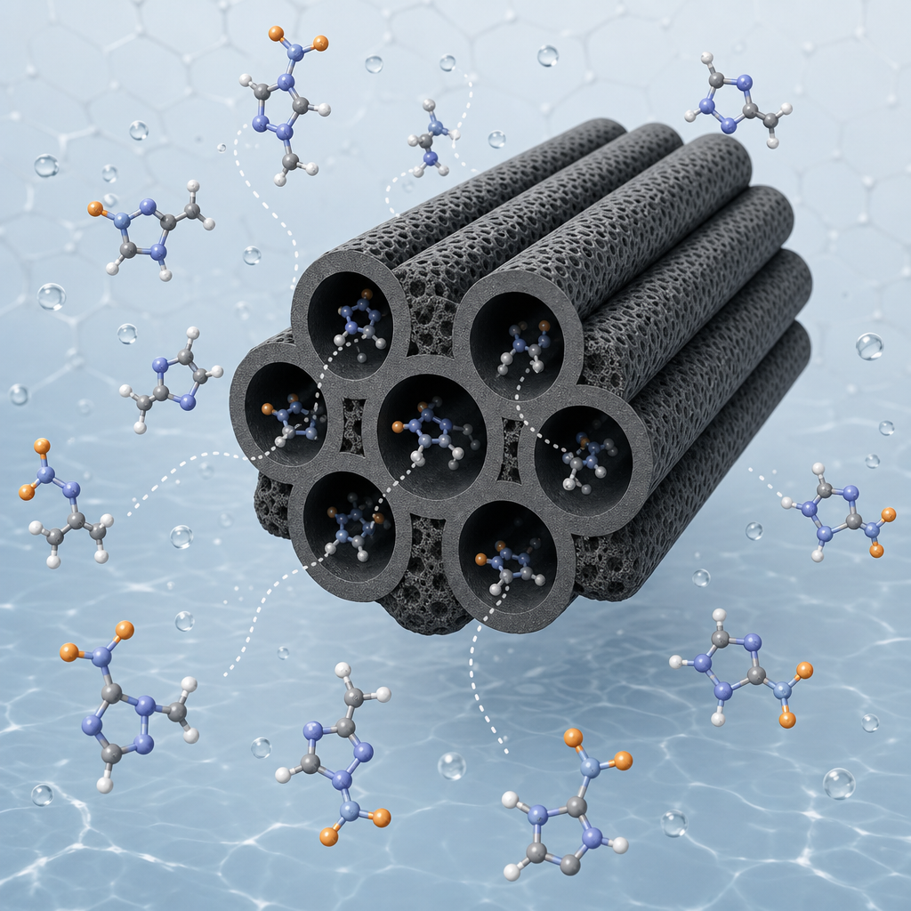 CMK-3 Mesoporous Carbon for Antibiotic Adsorption - UASLP, 2014