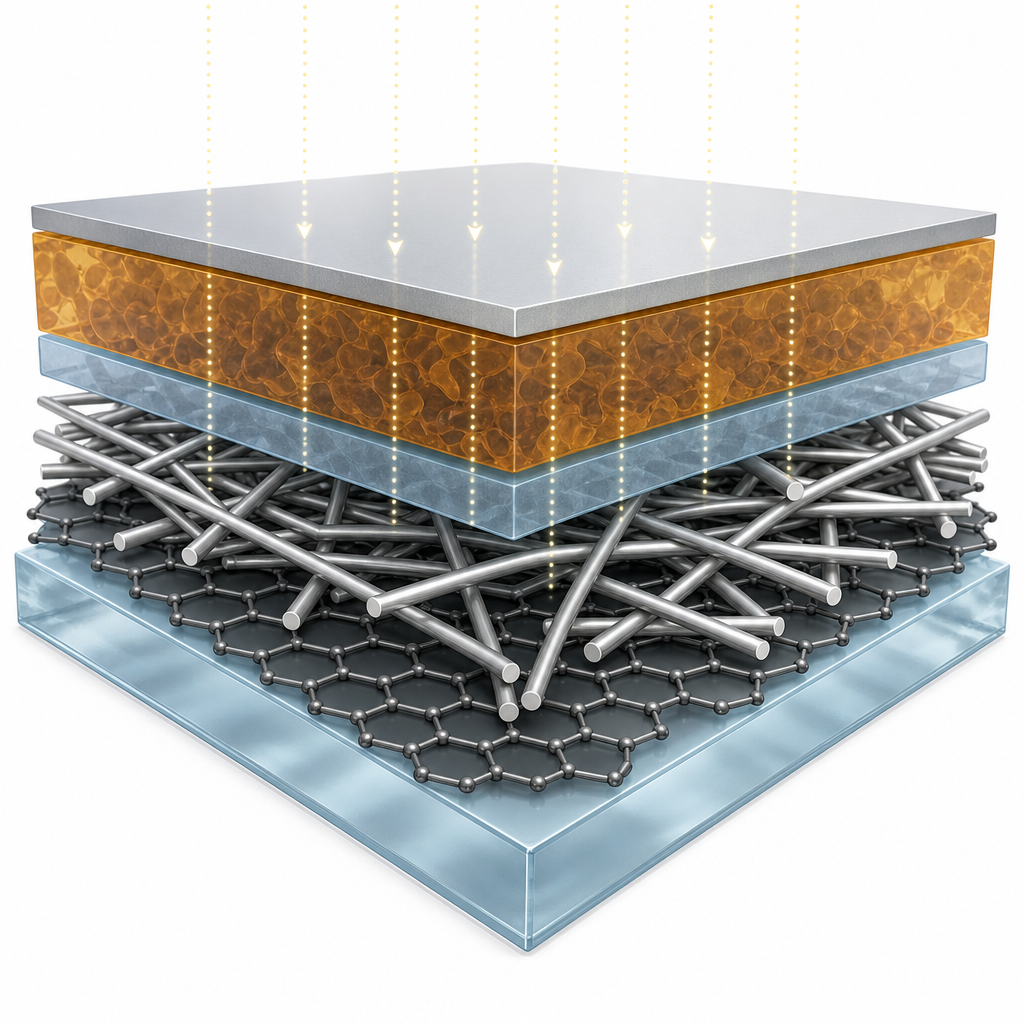 Silver Nanowire–Graphene Electrodes for OSCs — James Cook University, 2023