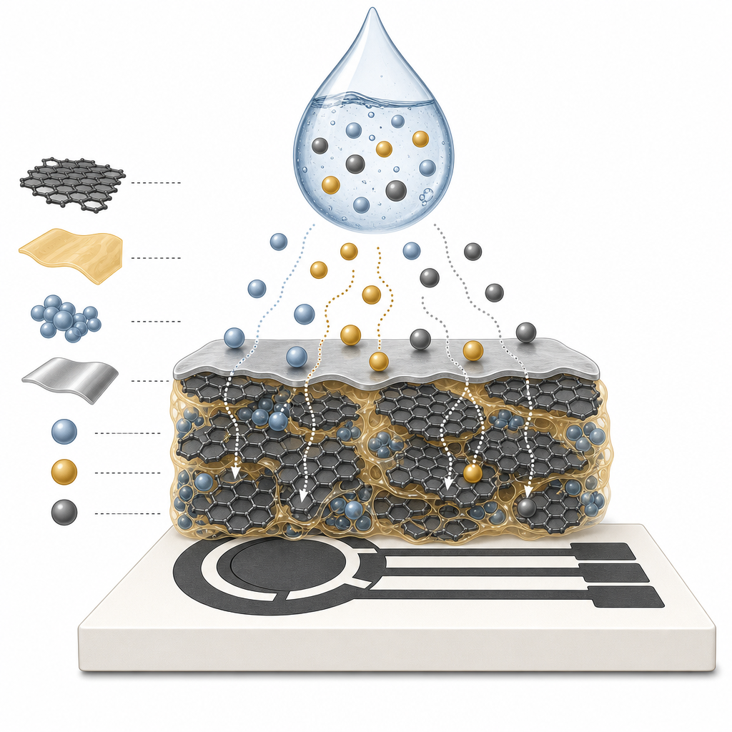 Graphene/Ionic Liquid Heavy-Metal Sensor - Graz, 2016