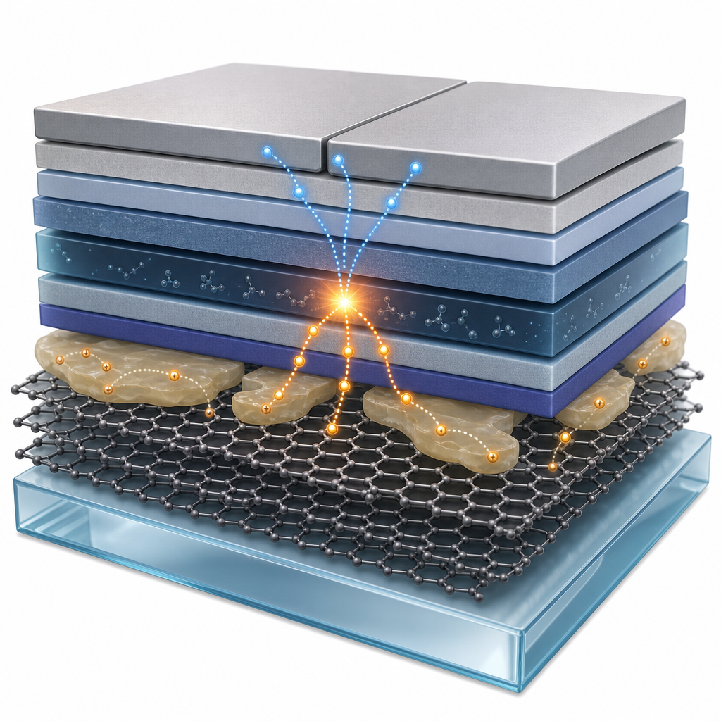 CVD Trilayer Graphene Anode for OLEDs - NUPT, 2018