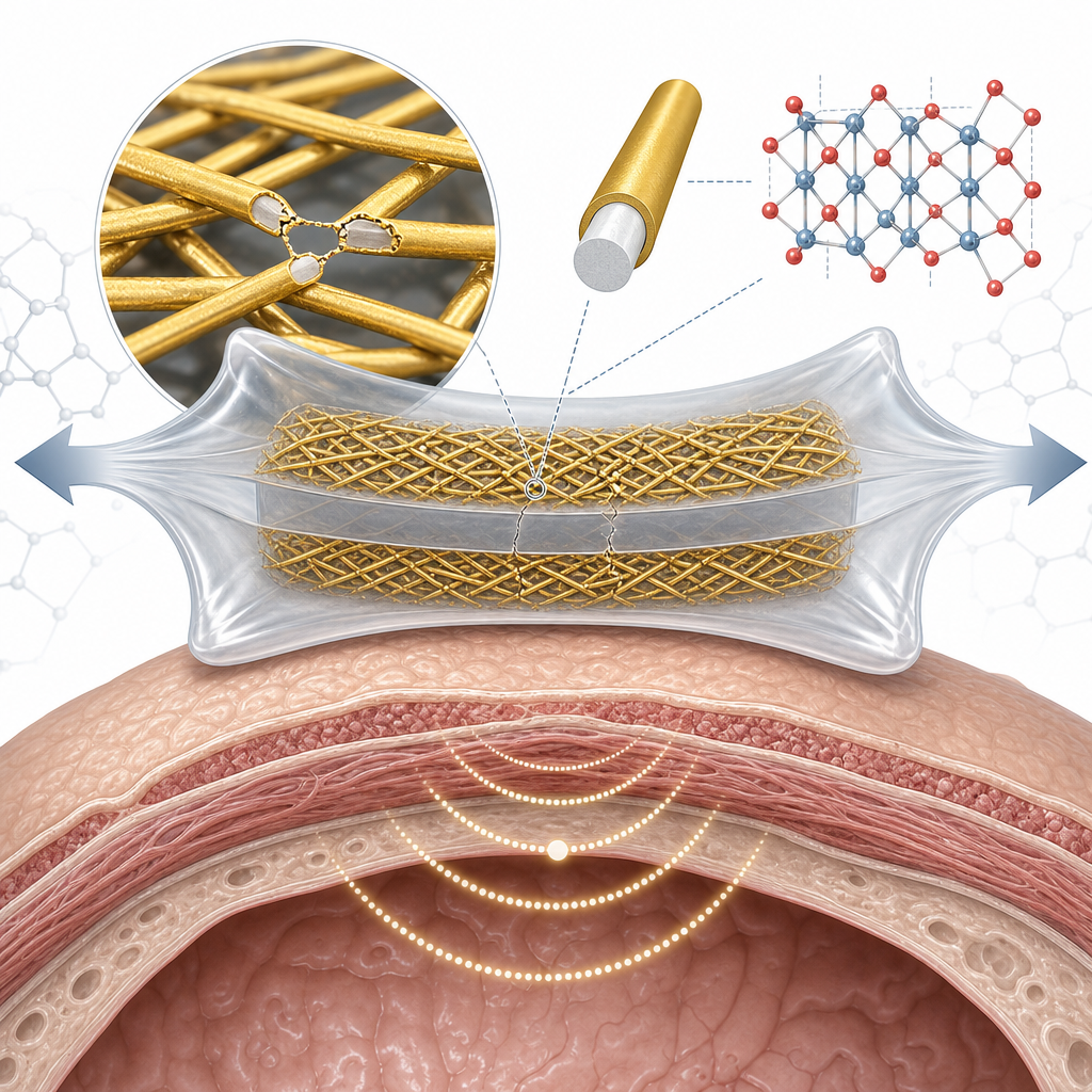 Au-Coated TiO2 Nanowires for Soft Strain Sensors - ETH Zurich, 2018