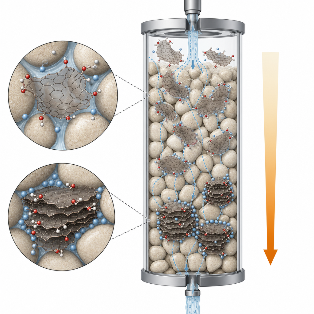 Graphene Oxide Transport in Porous Media — Hohai University, 2018