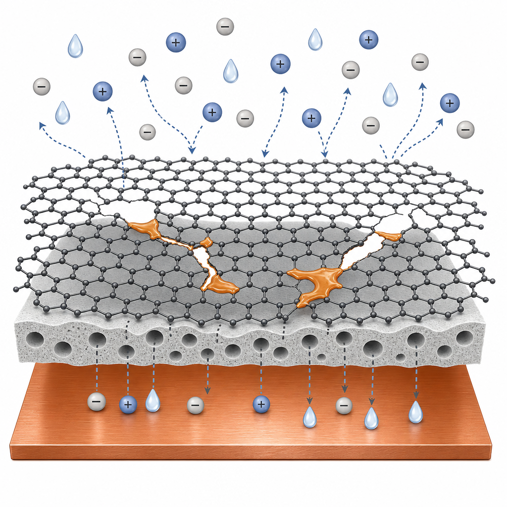 CVD Graphene Membranes for Water Desalination — KFUPM, 2016