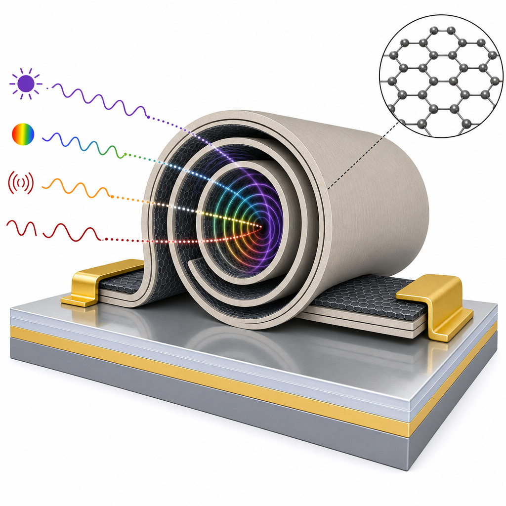 CVD Graphene 3D Tubular Photodetectors - Beijing Jiaotong University, 2019