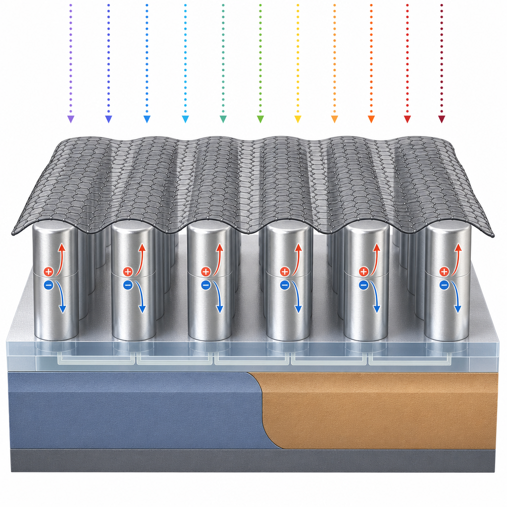 CVD Monolayer Graphene Si Nanopillar Photodetector - Fudan University, 2021
