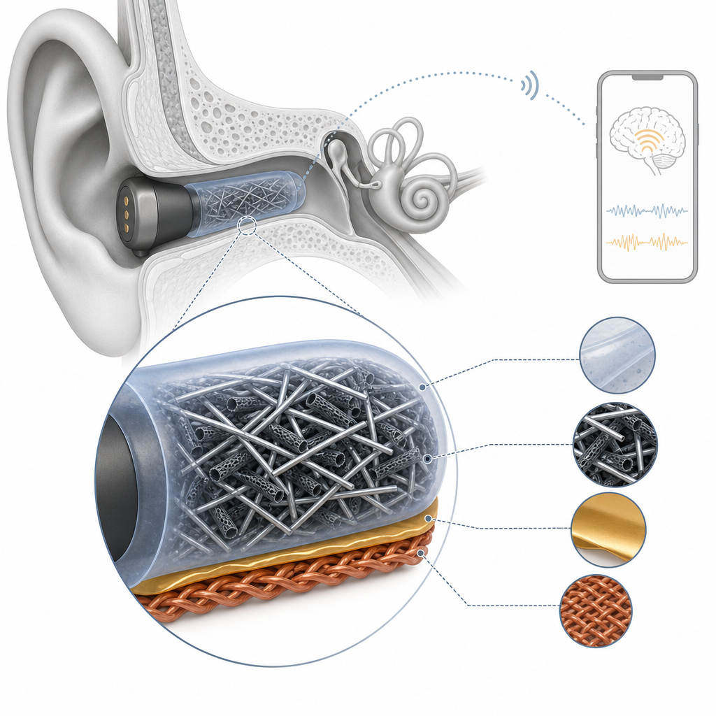 Silver Nanowire EEG Earphone Electrodes - Korea University, 2018