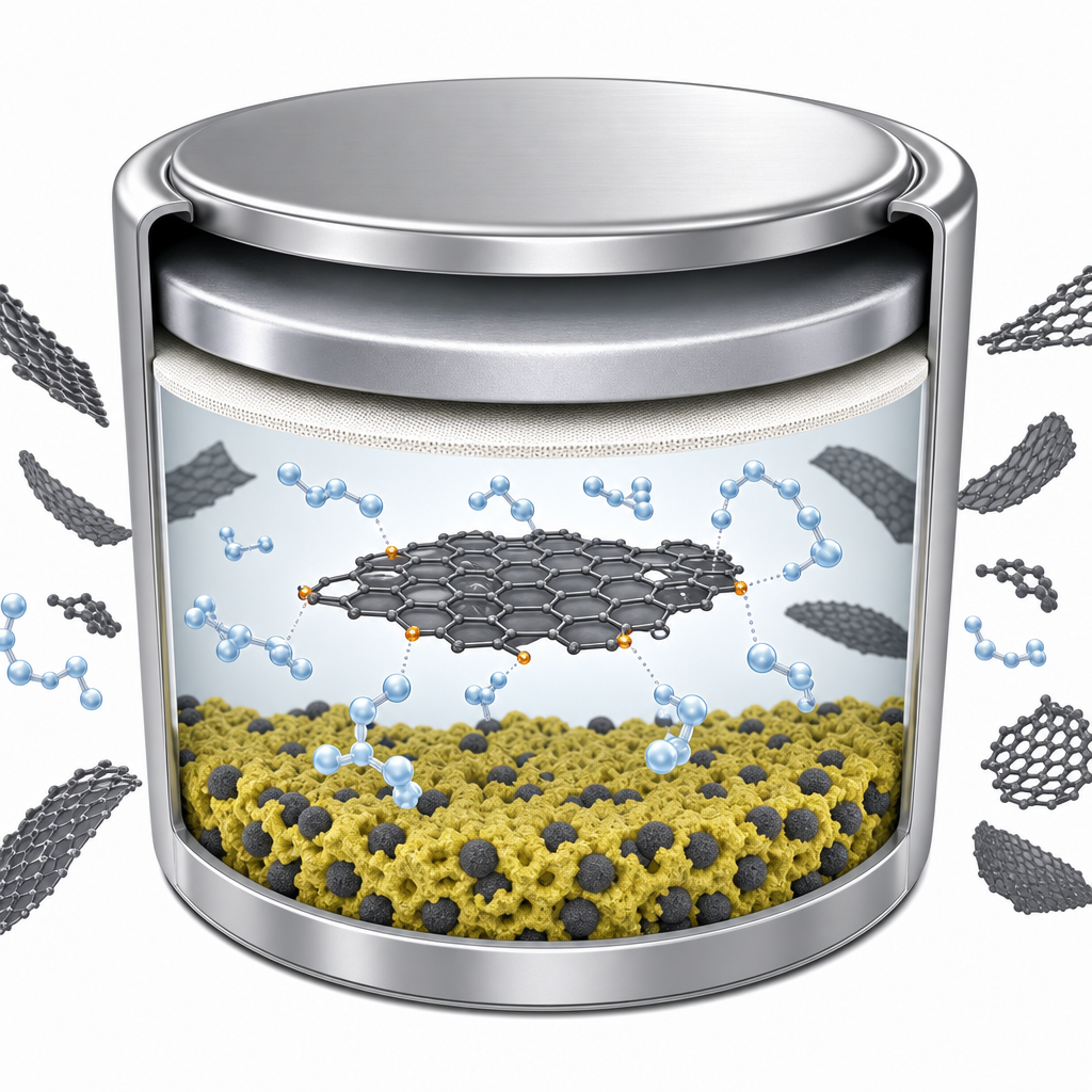 N-Doped Graphene Additive for Li-S Batteries - Cornell, 2024