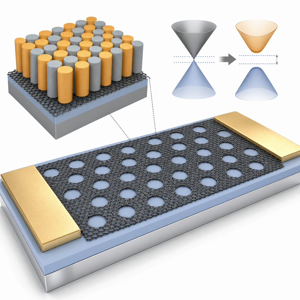Nanopatterned Graphene FET via BCP Lithography — UC San Diego, 2014