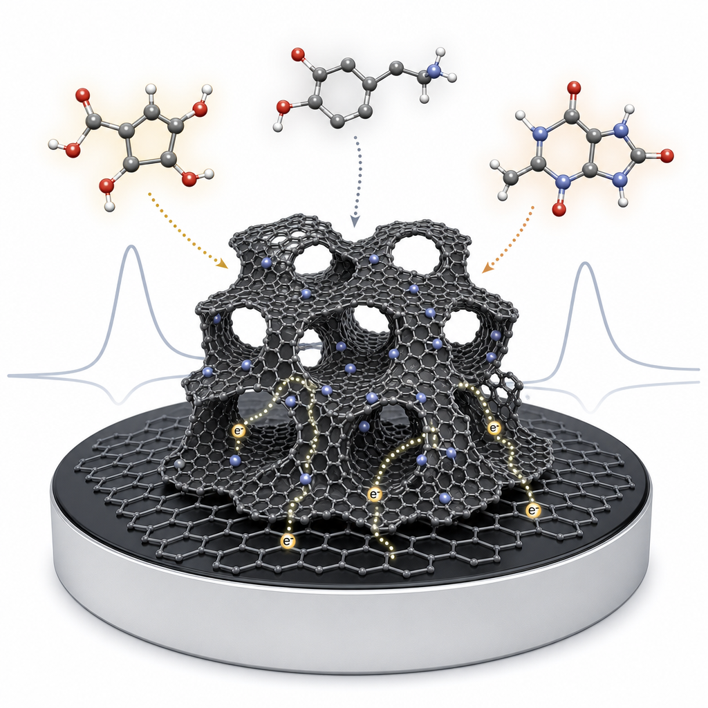 Graphene Benchmark for AA/DA/UA Biosensor - Hunan Normal University, 2016