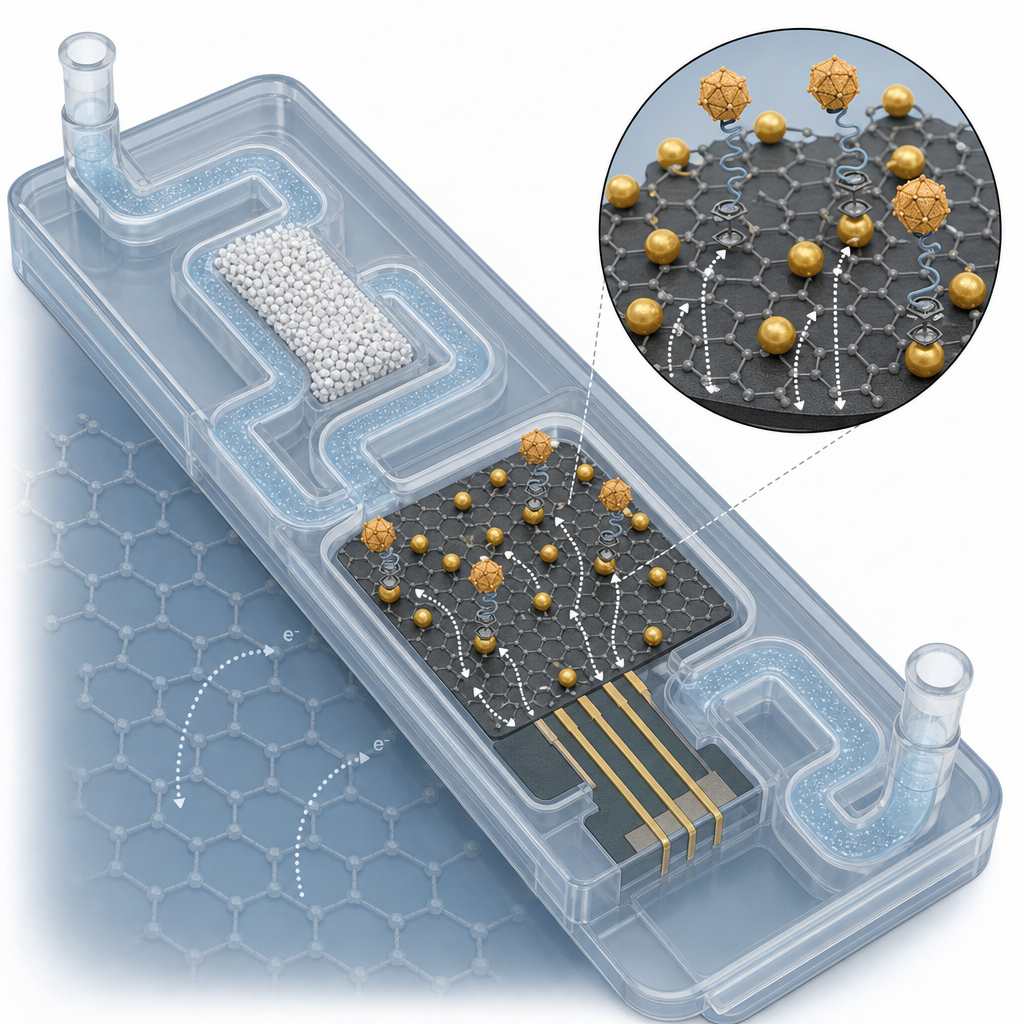 Graphene–Gold Aptasensor for Norovirus Detection — University of Guelph, 2017