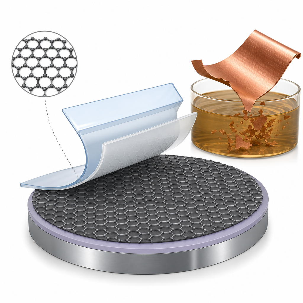 PET/Silicone Transfer of CVD Graphene - Nankai University, 2013