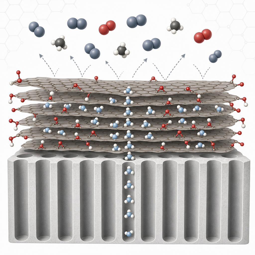 Graphene Oxide Membranes for Air Dehumidification — Lomonosov Moscow State University, 2021