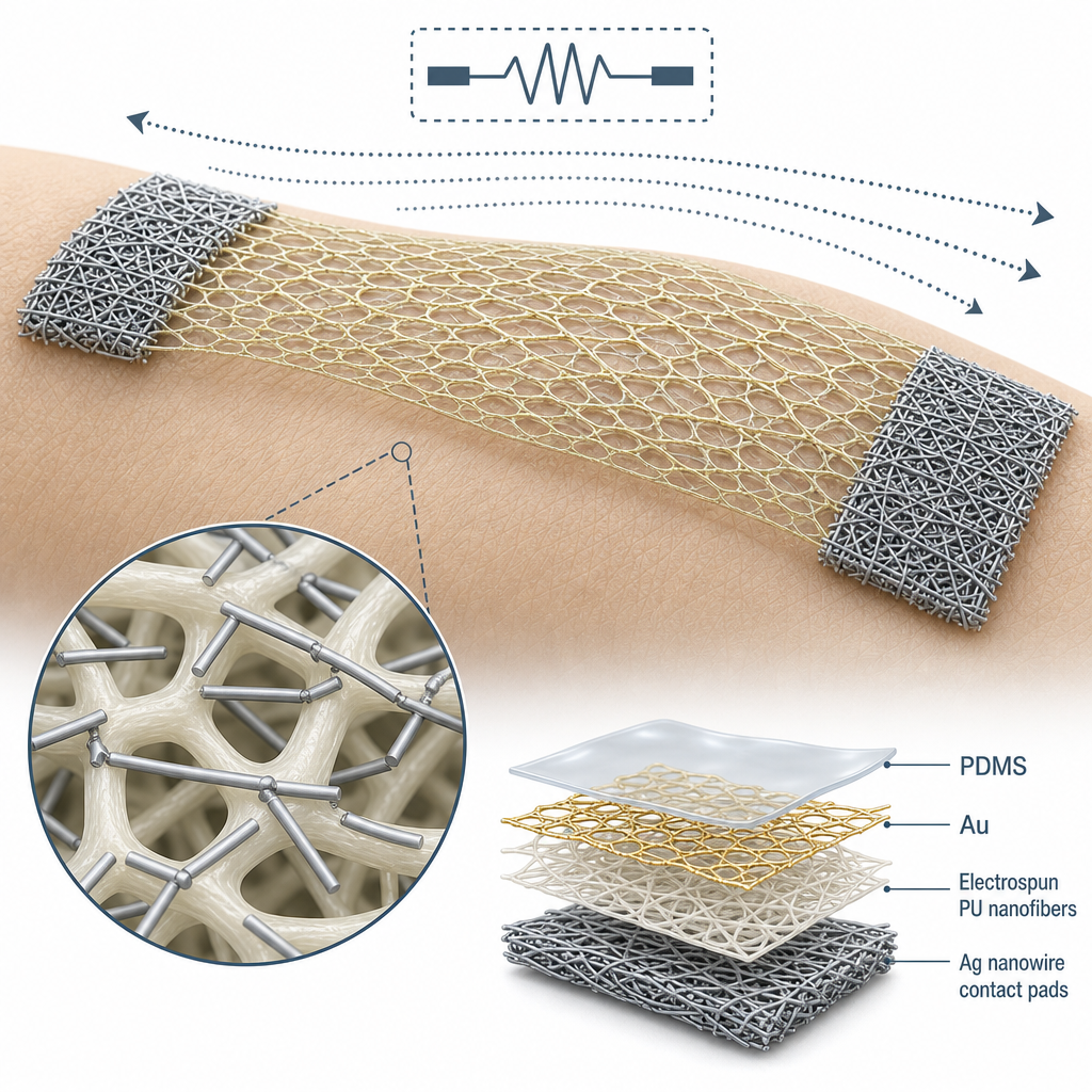 Silver Nanowires for On-Skin Strain Sensors - University of Tokyo, 2020