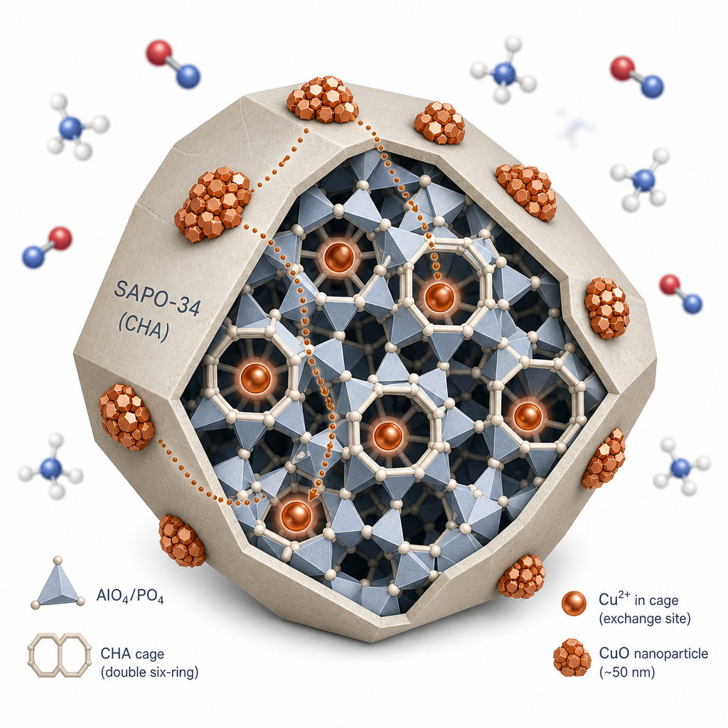 SAPO-34 Zeolite for Cu/SAPO-34 NH3-SCR Catalysts - PNNL, 2015