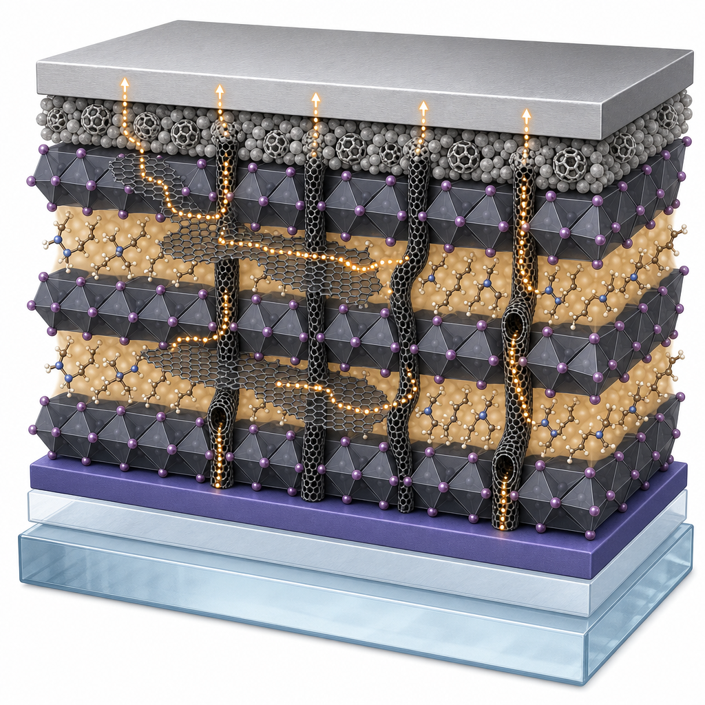 Single-Layer Graphene in 2D Perovskite Solar Cells - LBNL, 2020