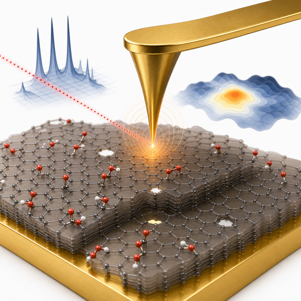 Carboxyl Graphene Oxide TERS Imaging - Hangzhou Dianzi University, 2018