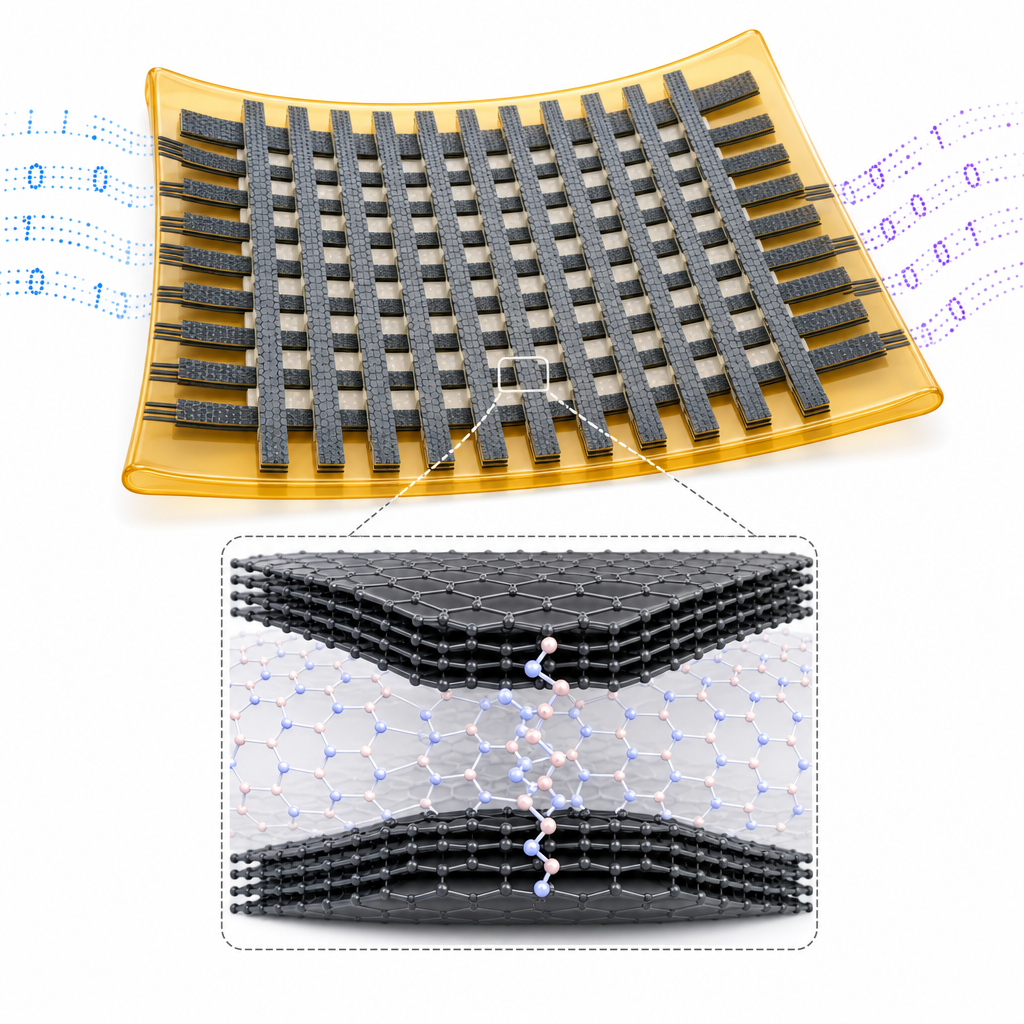 CVD Graphene Electrodes for 2D RRAM Encryption - KAUST, 2024