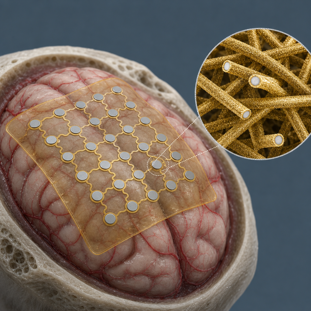 TiO2 Nanowires for Stretchable Neural Electrodes - ETH Zurich, 2018