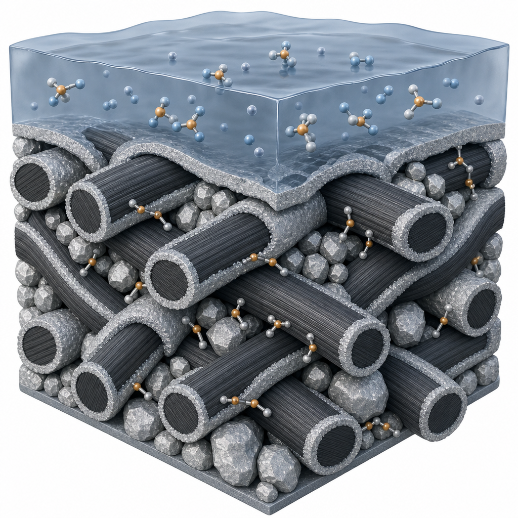 Carbon Fibre Anodes for Al & Zn Batteries - Cornell University, 2021