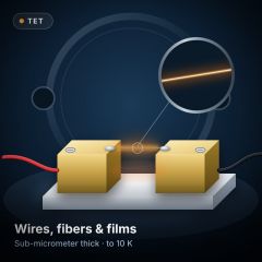 Thermal Test of Free Standing Wires/Fibers and Films (Sub-Micrometer Thick)