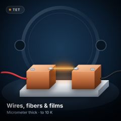 Thermal Test of Free Standing Wires/Fibers and Films (Micrometer Thick)