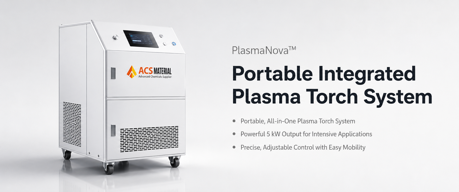 PlasmaNova™ Portable 5 kW Integrated Plasma Torch System