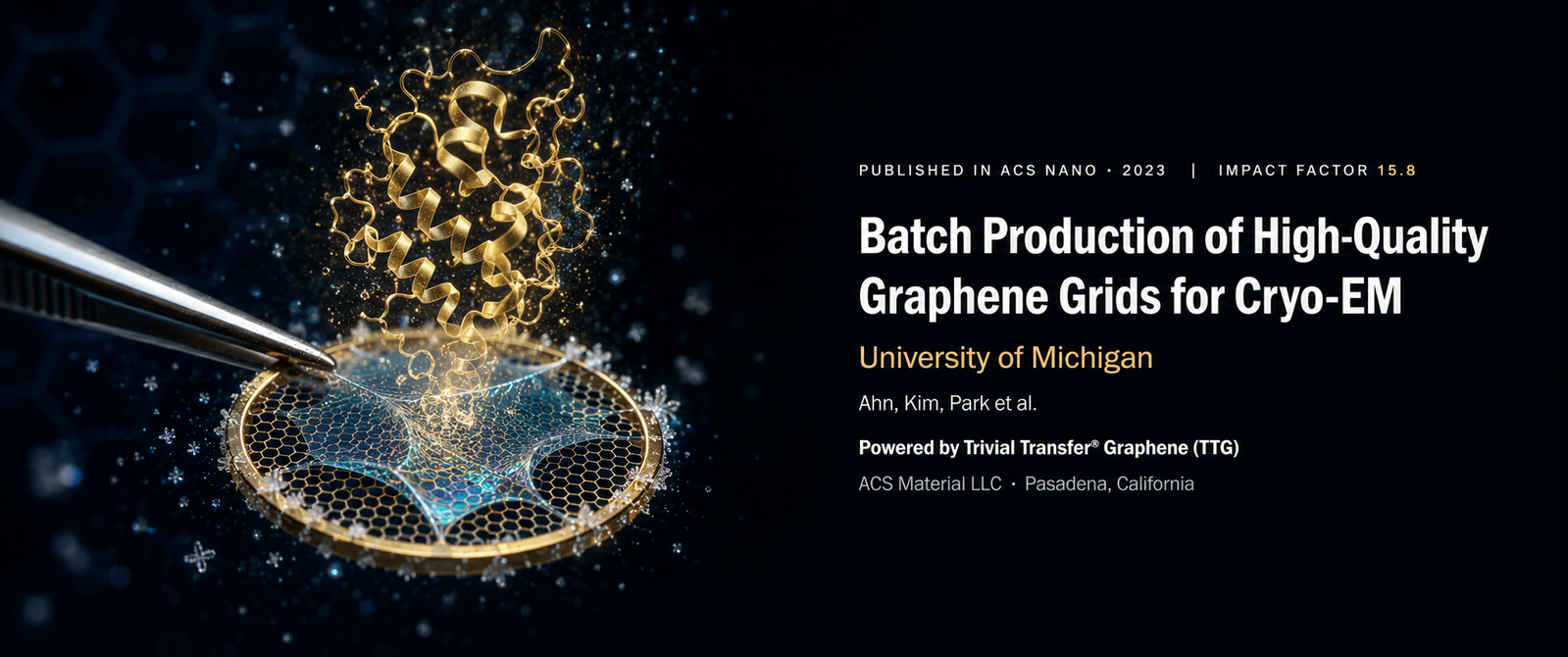 Graphene Grids for Cryo-EM