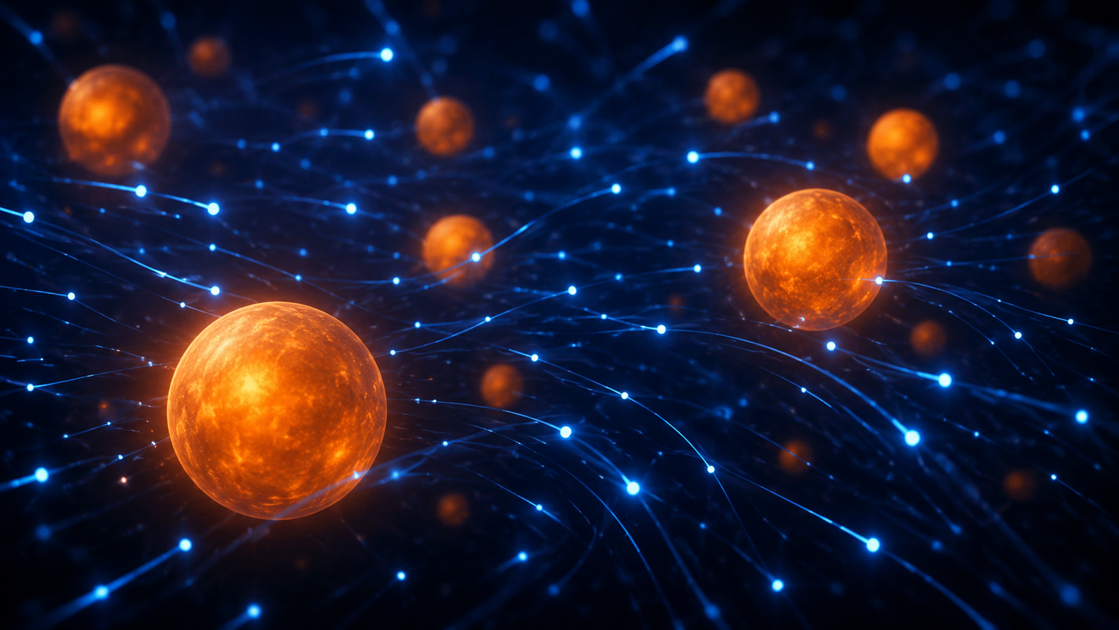 Fast blue electrons scattering among slow heavy gas ions in a cold plasma