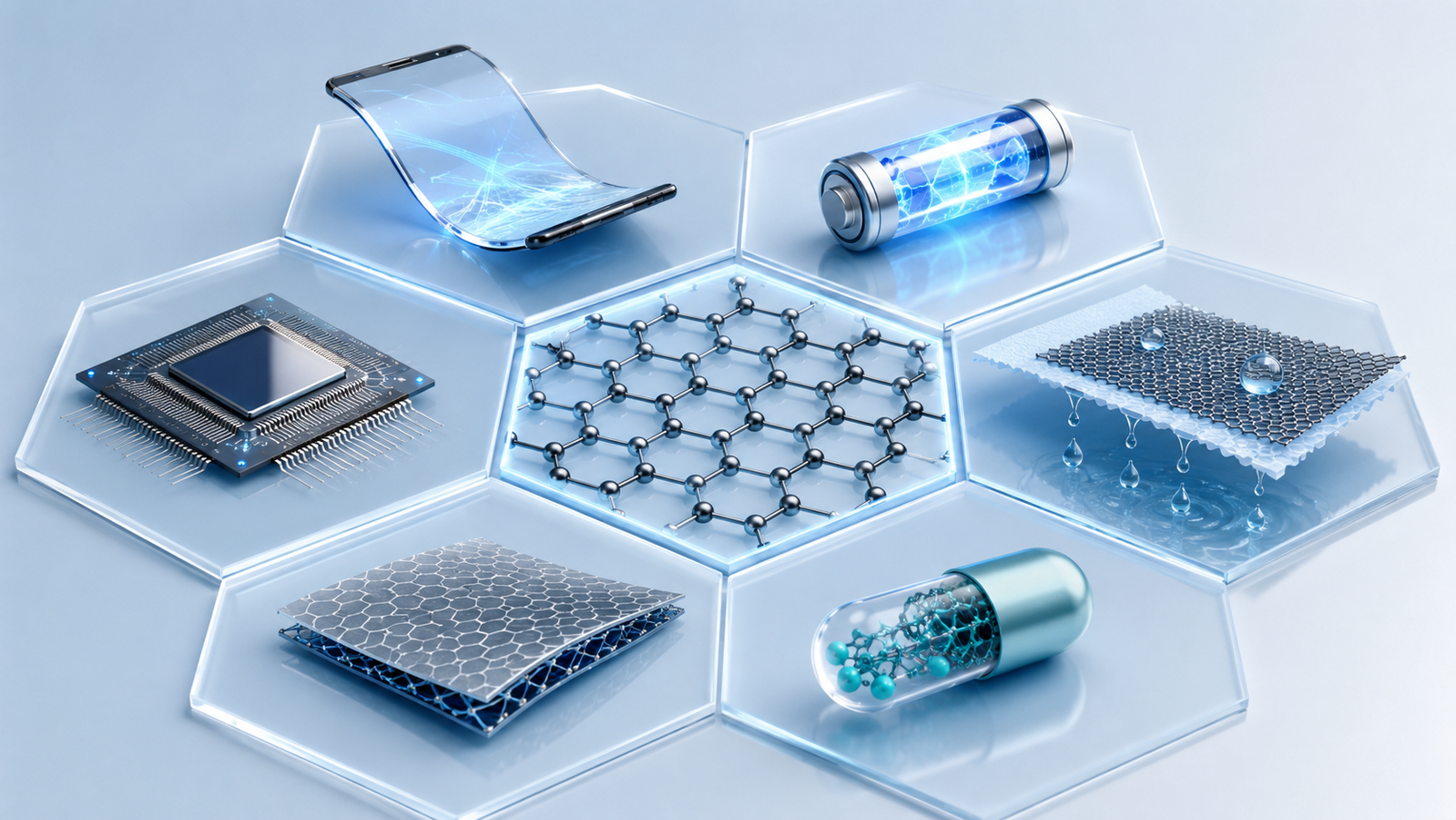 Graphene applications panorama: flexible electronics, energy storage, water filtration membranes, sensors, composites, and biomedicine