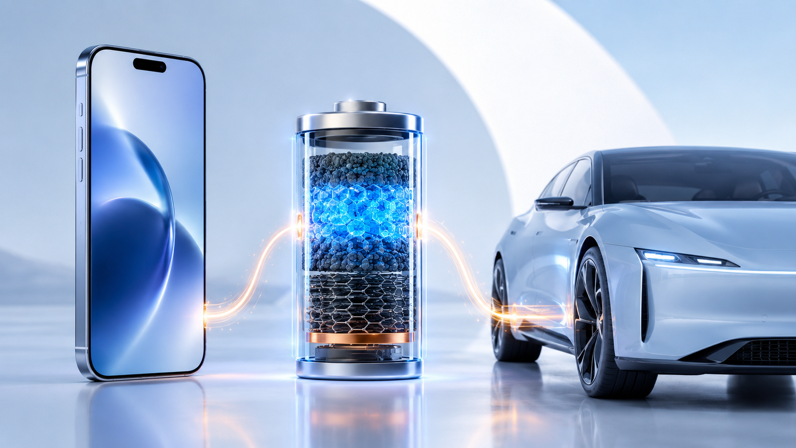 Silicon-carbon battery applications: smartphone and electric vehicle powered by Si/C composite anode lithium-ion cells